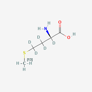 molecular formula C5H11NO2S B12422007 L-Methionine-13C,d5 