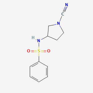 N-(1-cyano-3-pyrrolidinyl)benzenesulfonamide