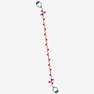 molecular formula C48H80N2O16 B12422040 Bis-PEG12-endo-BCN 