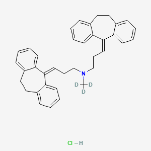 molecular formula C37H38ClN B12422056 Nortriptyline impurity 3-d3 (hydrochloride) 