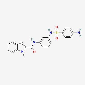 molecular formula C22H20N4O3S B12422060 Phgdh-IN-2 