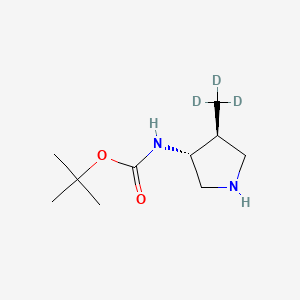 tert-Butyl ((3R,4S)-4-methylpyrrolidin-3-yl)carbamate-d3