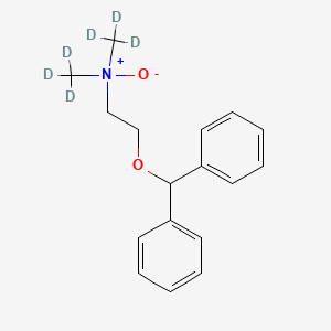 molecular formula C17H21NO2 B12422107 Diphenhydramine-d6 N-Oxide 