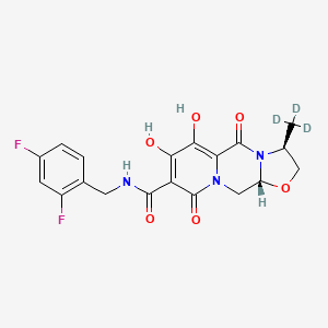 molecular formula C19H17F2N3O6 B12422117 10-Hydroxy Cabotegravir-d3 