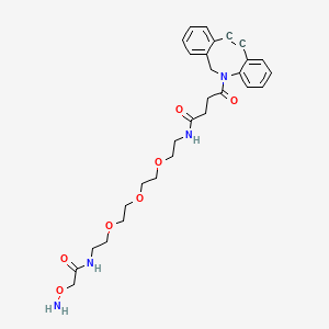 molecular formula C29H36N4O7 B12422140 DBCO-PEG3-oxyamine 