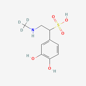 molecular formula C9H13NO5S B12422177 Epinephrine Sulfonic Acid-d3 