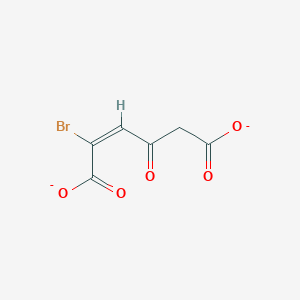 molecular formula C6H3BrO5-2 B1242220 2-Bromomaleylacetate 