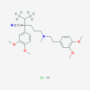 molecular formula C27H39ClN2O4 B12422202 S-(s)-Verapamil-D6 