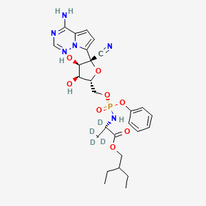 molecular formula C27H35N6O8P B12422205 Remdesivir-d4 