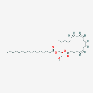 molecular formula C39H68O5 B1242221 1-棕榈酰-2-花生四烯酰-sn-甘油 