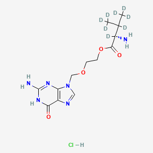 molecular formula C13H21ClN6O4 B12422268 Valacyclovir-d8 (hydrochloride) 