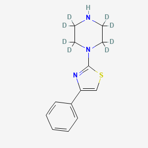 1-(4-Phenyl-1,3-thiazol-2-yl)piperazine-d8