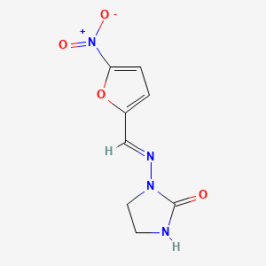 molecular formula C8H8N4O4 B1242228 尼呋拉定 CAS No. 555-84-0