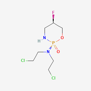 molecular formula C7H14Cl2FN2O2P B1242232 trans-5-Fluorocyclophosphamide CAS No. 78542-60-6