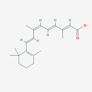molecular formula C20H27O2- B1242250 9-cis-Retinoate 