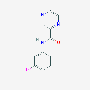 N-(3-iodo-4-methylphenyl)pyrazine-2-carboxamide