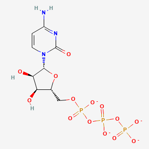molecular formula C9H12N3O14P3-4 B1242268 胞嘧啶三磷酸 