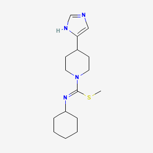 molecular formula C16H26N4S B1242275 S-Methylthioperamide 