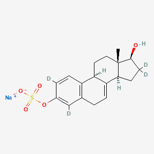 Sodium 17beta-dihydroequilin-2,4,16,16-d4 3-sulfate