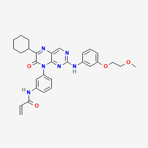 molecular formula C30H32N6O4 B12422773 Btk-IN-7 