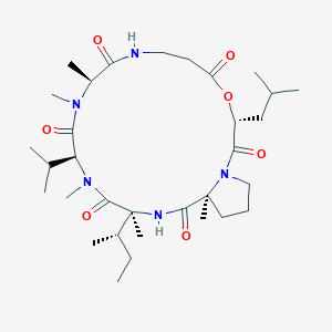 cyclo[N(Me)Ala-bAla-D-OLeu-aMePro-aMeIle-N(Me)Val]