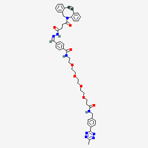 Methyltetrazine-PEG4-hydrazone-DBCO