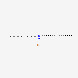 molecular formula C34H72BrN B1242279 Dihexadecyldimethylammonium bromide CAS No. 70755-47-4