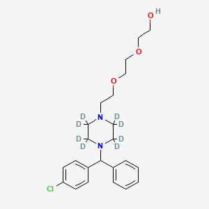 molecular formula C23H31ClN2O3 B12422848 Etodroxizine-d8 