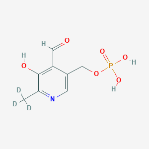 [4-formyl-5-hydroxy-6-(trideuteriomethyl)pyridin-3-yl]methyl dihydrogen phosphate