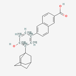 6-[3-(1-adamantyl)-4-hydroxy(1,2,3,4,5,6-13C6)cyclohexa-1,3,5-trien-1-yl]naphthalene-2-carboxylic acid