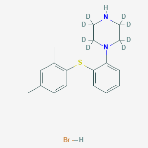 molecular formula C18H23BrN2S B12423022 Vortioxetine Hydrobromide-D8 