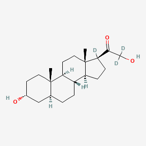 3|A,21-Dihydroxy-5|A-pregnan-20-one-d3