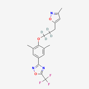 molecular formula C18H18F3N3O3 B12423096 Pleconaril-d4 