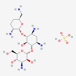 molecular formula C18H39N5O12S B12423193 Dibekacin (sulfate) 