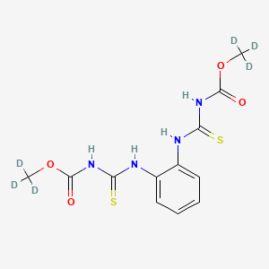 molecular formula C12H14N4O4S2 B12423194 Thiophanate-methyl-d6 