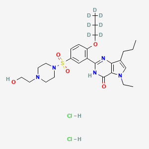 Mirodenafil-d7 (dihydrochloride)