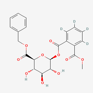 Monomethyl Phthalate-d4 O-Benzyl O-b-D-Glucuronide