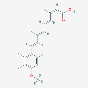 molecular formula C21H26O3 B12423216 13-cis Acitretin-d3 