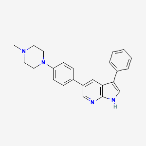 molecular formula C24H24N4 B12423227 Hpk1-IN-18 