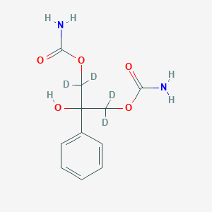 molecular formula C11H14N2O5 B12423240 2-Hydroxy Felbamate-d4 