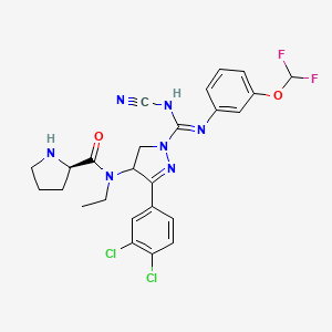 molecular formula C25H25Cl2F2N7O2 B12423248 Smyd2-IN-1 