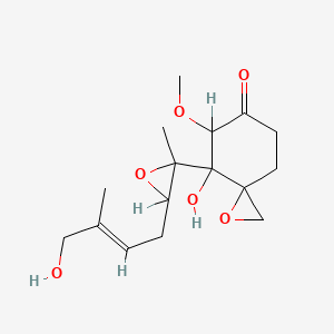 molecular formula C16H24O6 B1242328 Unii-PU9qmq1hdp CAS No. 207567-62-2