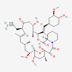 molecular formula C44H69NO12 B12423291 Tacrolimus-13C,D2 