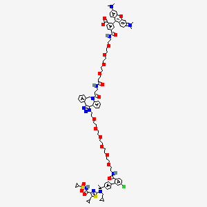 molecular formula C97H115ClN12O20S2 B12423298 ChemR23 ligand-1 