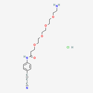 molecular formula C20H28ClN3O5 B12423380 APN-PEG4-Amine hydrochloride 