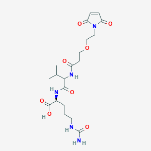 molecular formula C20H31N5O8 B12423398 Mal-PEG1-Val-Cit-OH 