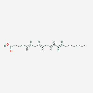 molecular formula C20H32O2 B1242340 Icosa-5,8,11,13-tetraenoic acid 