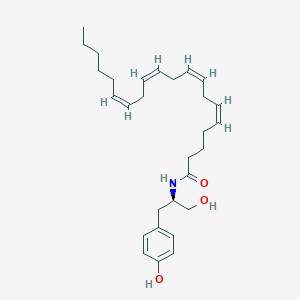 (5Z,8Z,11Z,14Z)-N-[(2R)-1-hydroxy-3-(4-hydroxyphenyl)propan-2-yl]icosa-5,8,11,14-tetraenamide