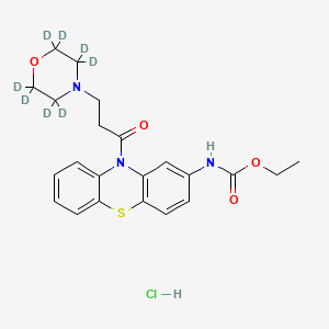 molecular formula C22H26ClN3O4S B12423451 Moricizine-d8(Hydrochloride) 