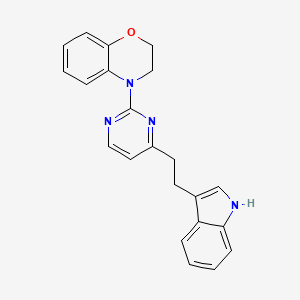 molecular formula C22H20N4O B12423515 Cyp121A1-IN-1 